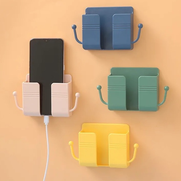 Self adhesive phone charging rack Navy - Picture 3 of 10